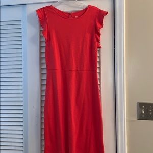 NWOT red ruffle dress